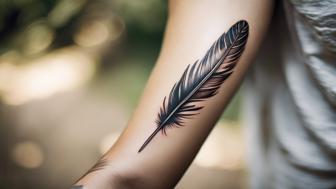 Feder Tattoo Bedeutung: Entdecke die tiefere Symbolik und ihre Hintergründe